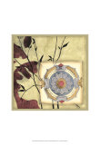 Printed Moonlit Rosette I Prints by Jennifer Goldberger