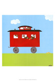 Circus Train IV Prints by June Erica Vess