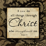Through Christ Plakater af Jennifer Pugh Through Christ Plakater af Jennifer Pugh