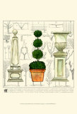 Garden Topiary Print by Ginny Joyner