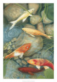 Reflecting Koi I Posters par Megan Meagher