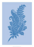 Porcelain Blue Motif IV Posters