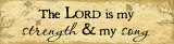 Lord Is Me Strength Láminas por Jennifer Pugh
