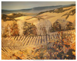 Autumn Vineyard Poster von Silvia Rutledge
