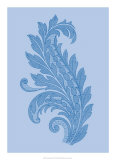 Porcelain Blue Motif III Affiches