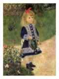 A Girl with a Watering Can, 1876 Giclee Print by Pierre-Auguste Renoir