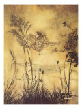Fairy's Tightrope, 1910 Giclee Print by Arthur Rackham