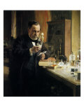 Louis Pasteur in Lab, 1884 reproduction procédé giclée par Albert Edelfelt