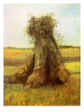 Sheaves of Wheat in a Field, 1885 Giclée-Druck von Vincent van Gogh