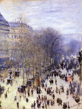 Boulevard Des Capucines, 1873 Giclee Print by Claude Monet