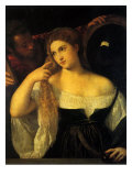 Woman at Her Toilet Reproduction procédé giclée par  Titian