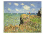 Cliff Walk at Pourville, 1882 Giclee Print by Claude Monet