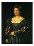 Portrait de femme Reproduction procédé giclée par  Titian