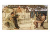 Sappho and Alcaeus, 1880 Giclee Print by Sir Lawrence Alma-Tadema