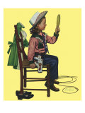 Cowgirl, 1951 Giclee Print by Stan Ekman