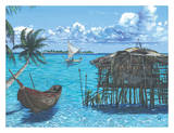 Caribbean Catch Affiche par Scott Westmoreland