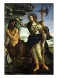 Sandro Botticelli - Athena and Centaur, 1482 Digitálně vytištěná reprodukce