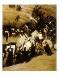 Rehearsal of the Pasdeloup Orchestra at the Cirque D’ Hiver, 1876 Giclée-Druck von John Singer Sargent