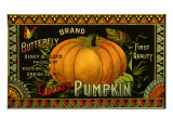 Pumpkin Label Giclee Print