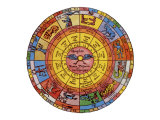 Zodiac Constellations Reproduction procédé giclée par Athanasius Kircher
