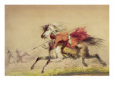 Blue Water Creek Battle, 1855 Giclee Print by Alfred Jacob Miller