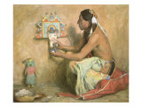 Hopi Kachina, 1929 reproduction procédé giclée par Eanger Irving Couse