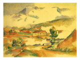 Mont Sainte-Victoire, 1887 Giclee Print by Paul Cezanne