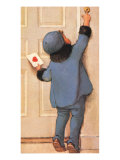 Girl Reaching for Bell Giclée-Druck von Jessie Willcox Smith