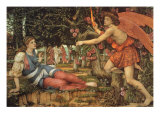 Love and the Maiden, 1900 Giclee Print by John Roddam Spencer Stanhope