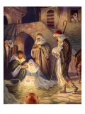 Nativity Scene Giclee Print by Milo Winter