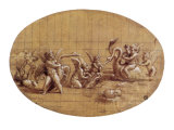 Cupids Corral Swans, 1521 reproduction procédé giclée par Giulio Romano