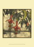 Mini Fuchsia and Silhouette III Affiches par Jennifer Goldberger