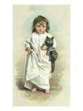 Girl with Cat, 1894 Stampa giclée di Maud Humphrey Girl with Cat, 1894 Stampa giclée di Maud Humphrey