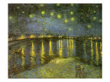 Starry Night on Rhône, 1888 Giclée-Druck von Vincent van Gogh