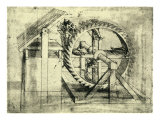 Enormous Wheel Weapon reproduction procédé giclée par  Leonardo da Vinci