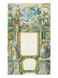 Blau Atlas Title Page, 1649 Giclee Print Blau Atlas Title Page, 1649 Giclee Print