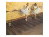 Dancers Practicing at the Bar, 1876 Lámina giclée por Edgar Degas