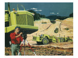 Construction Site, 1956 Giclee Print