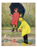 A Rainy Day, 1932 Giclee Print by Miriam Story Hurford
