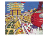 Sci Fi - Futuristic City, 1934 Giclee Print by Frank R. Paul