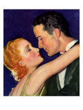 Couple Embracing, 1932 Giclee-trykk av McClelland Barclay Couple Embracing, 1932 Giclee-trykk av McClelland Barclay
