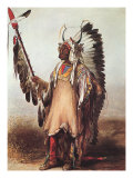 Mano-Tope, Ceremonial Regalia, 1833 Giclee Print by Karl Bodmer
