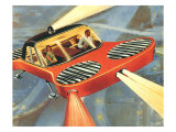 Sci Fi - Futuristic Automobile, 1958 Giclee Print