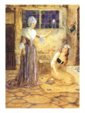 Godmother and Cinderella, 1915 reproduction procédé giclée par Millicent Sowerby