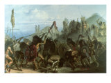 Bison Dance of the Mandan Indians, 1833 Giclee Print by Karl Bodmer
