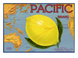 Lemon Fruit Label, 1940 Giclee Print