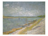 Boats Beached Ashore, 1887 reproduction procédé giclée par Vincent van Gogh