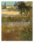 Flowering Garden, 1888 Giclee Print by Vincent van Gogh