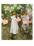 Chinese Lanterns, Girls, 1885 Giclee Print by John Singer Sargent