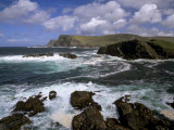 Headland and Rough Sea, Dingle Peninsula, County Kerry, Munster, Republic of Ireland, Europe Photographic Print by Patrick Dieudonne